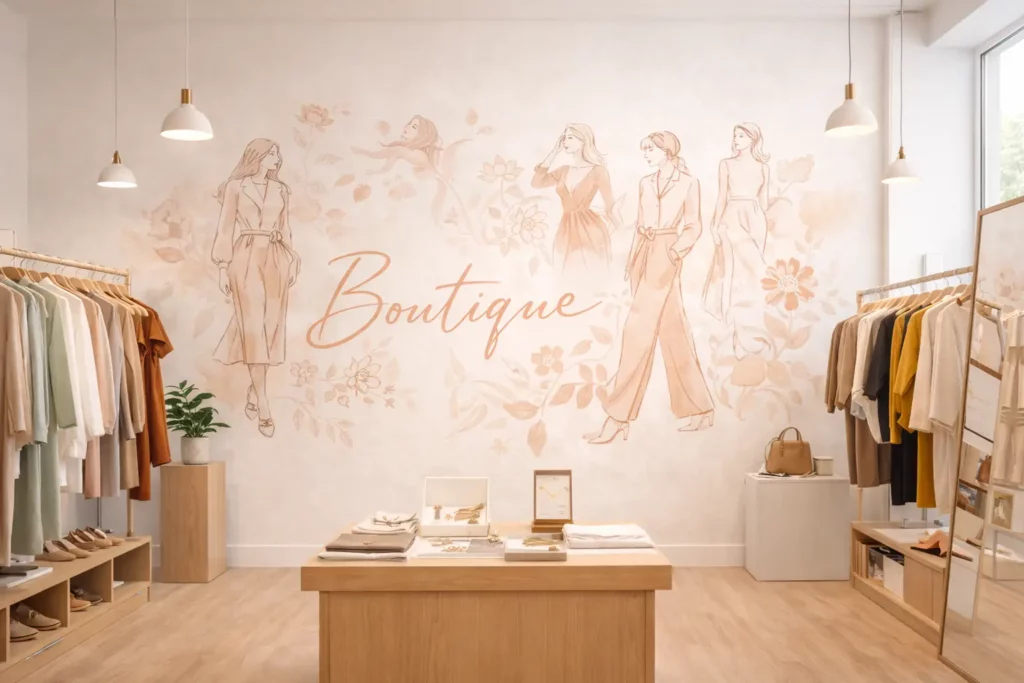 impression-murale-boutique-vetements-decoration-magasin